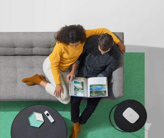 Un raccordement à la maison avec le nouveau téléphone Ooma.