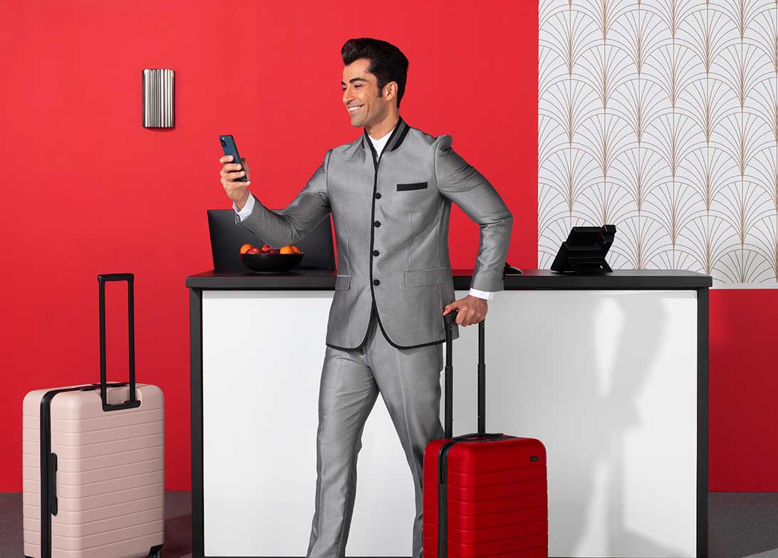 Receptionist at front desk image