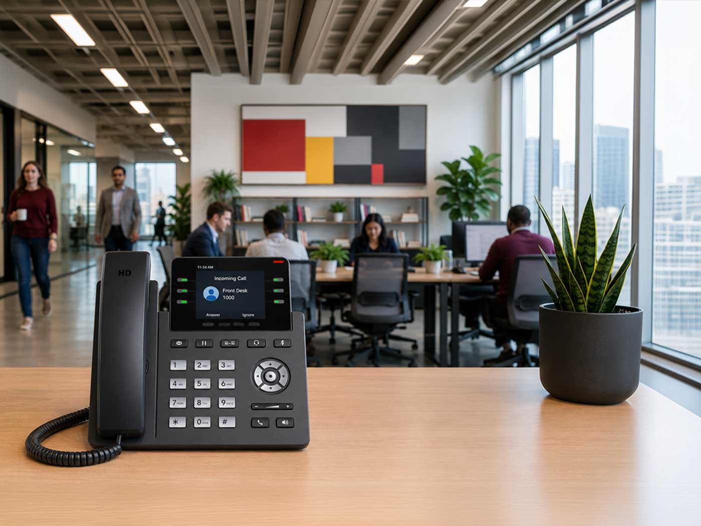 AI Receptionist Hero