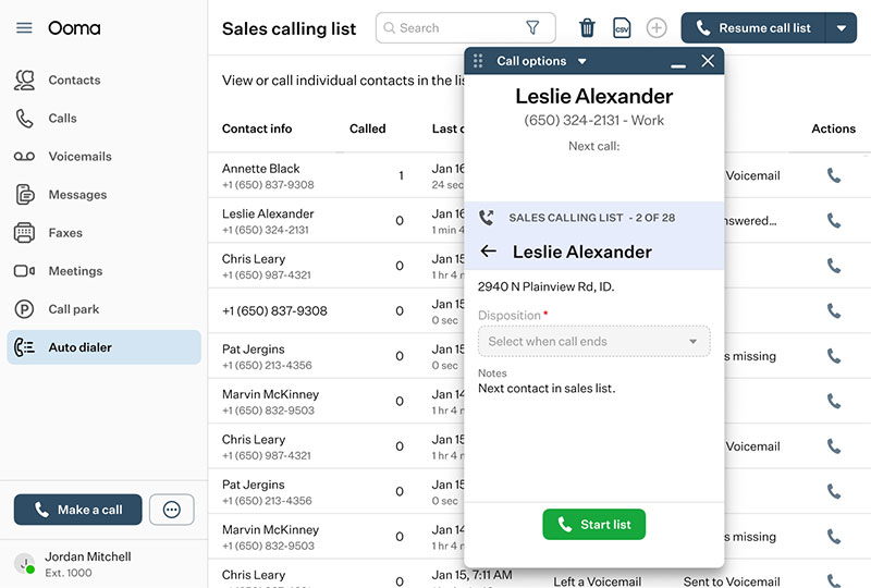 Auto Dialer