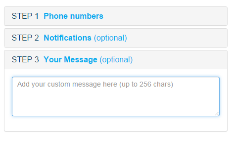 add message