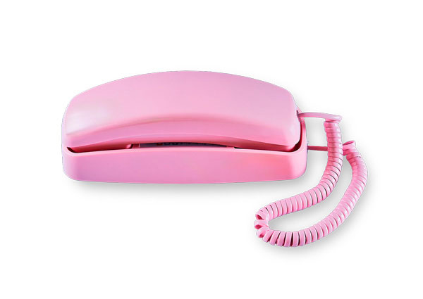 Ooma pink Phone
