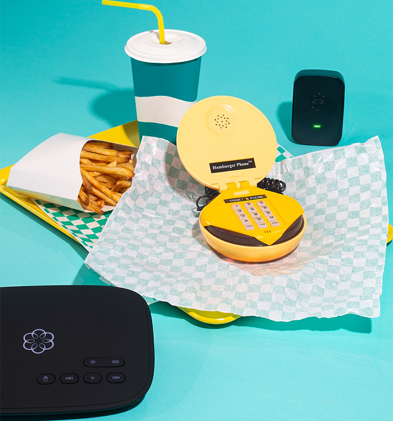 Ooma Phone - Ooma Hamburger Phone