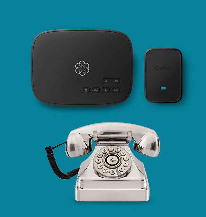 Ooma Retro Phone - Ooma Retro Chrome Phone