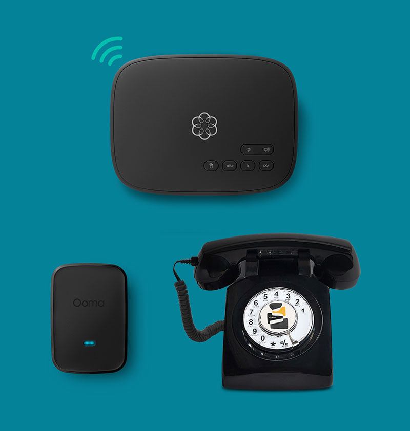 Ooma Retro Phone - Ooma Rotary Phone