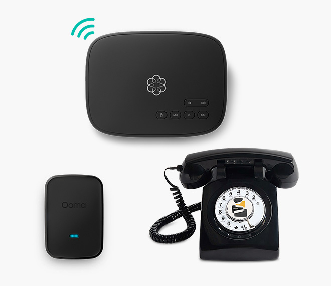 Ooma Rotary Phone Bundle