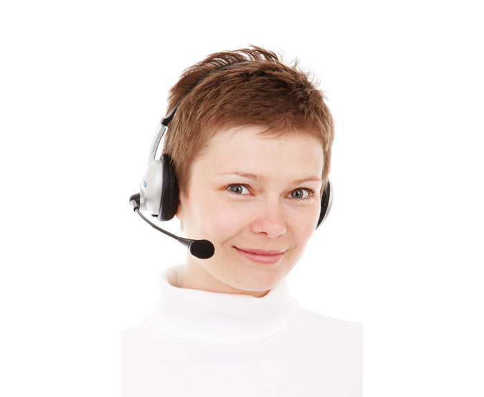 Ooma Office Tech Support woman wearing a headset
